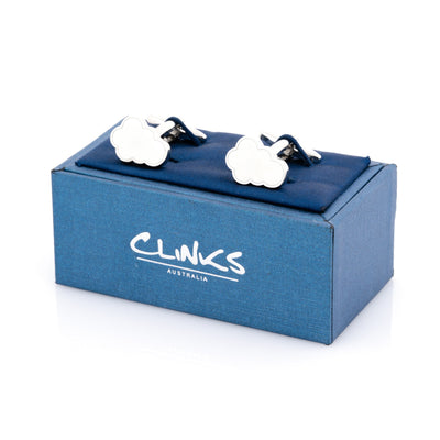 Cloud Cufflinks White