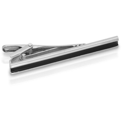 Black Bar Tie Clip