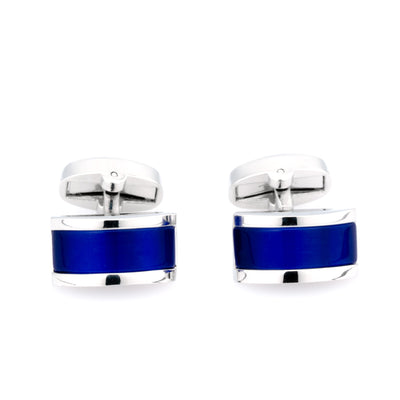 Royal Blue Cateye Cufflinks