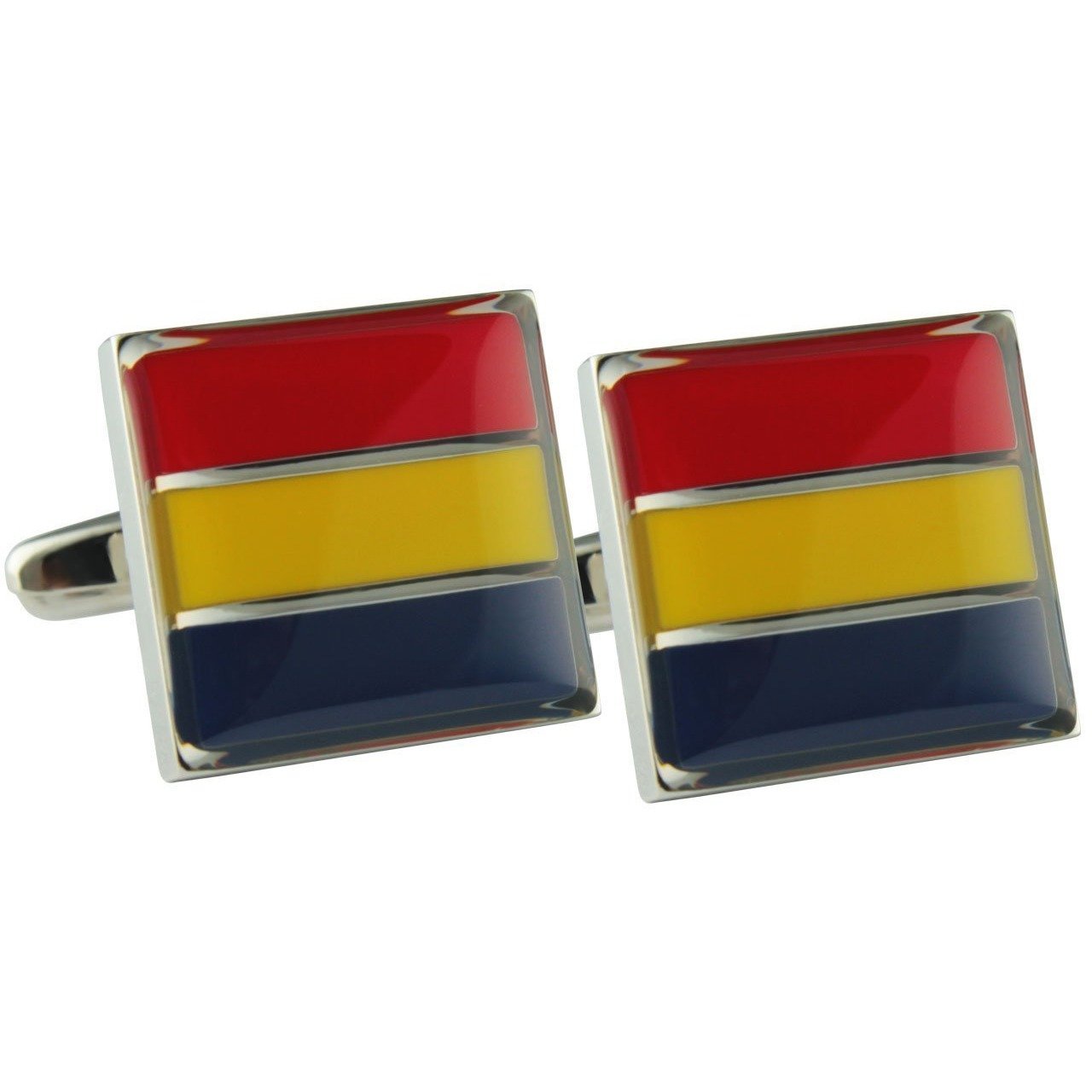 Colour Adelaide Crows AFL Cufflinks
