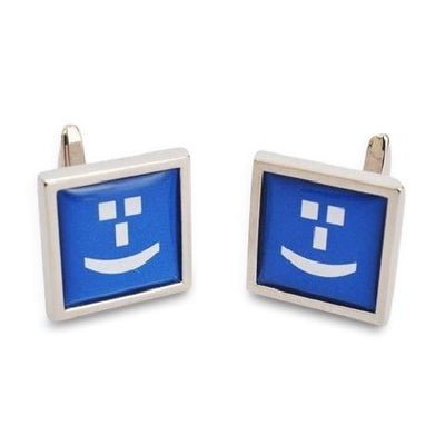 Text Speak Cufflinks: Smiley