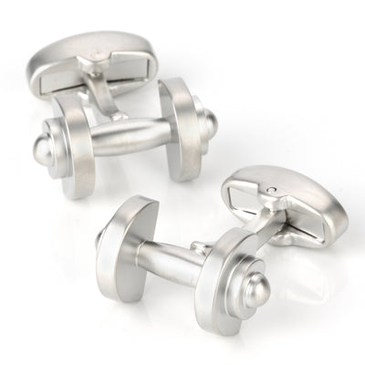 Dumbbell Weight Cufflinks