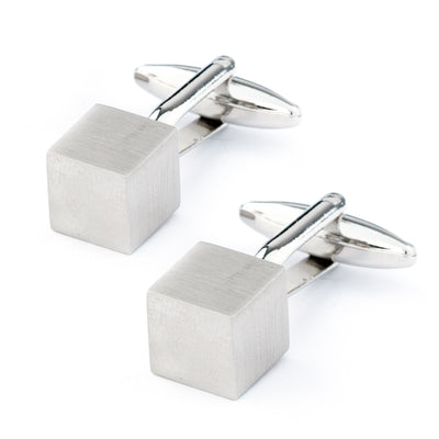 Silver Cube Cufflinks