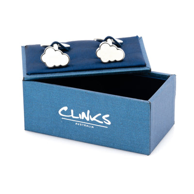 Cloud Cufflinks White