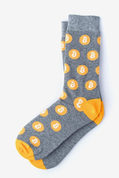 Bitcoin Sock, Socks, Sock Genius , SK1028, Mens Socks, Socks for Men, Clinks.com