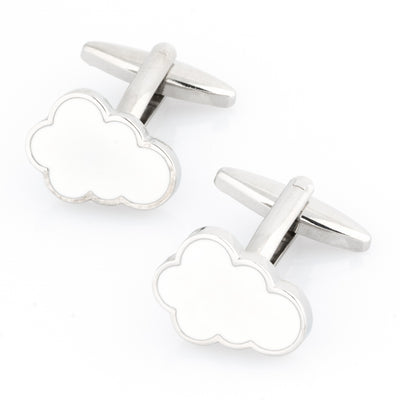 Cloud Cufflinks White