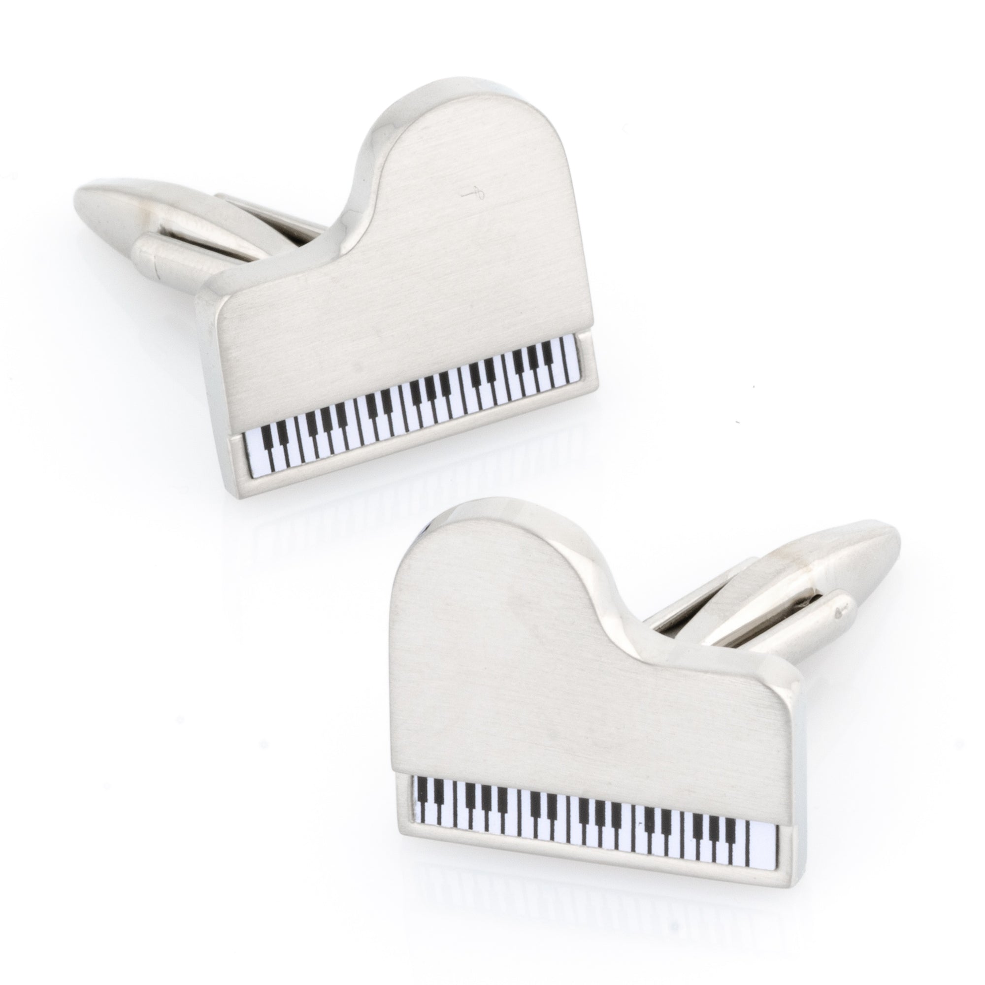 Silver Piano Cufflinks