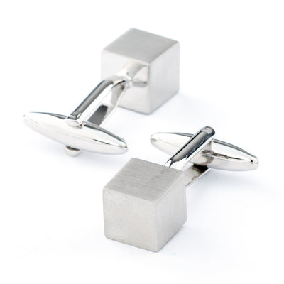 Silver Cube Cufflinks