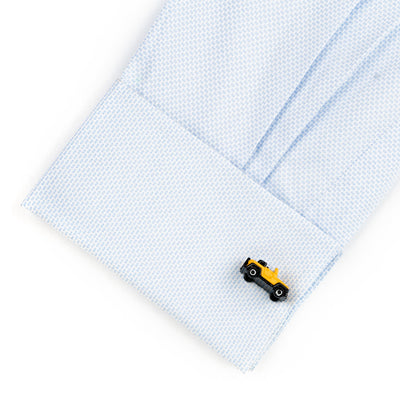 Yellow Jeep Cufflinks