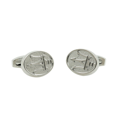 Silver Maserati Cufflinks