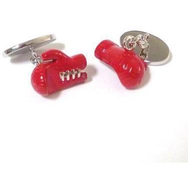 Red Boxing Gloves (chain) Cufflinks