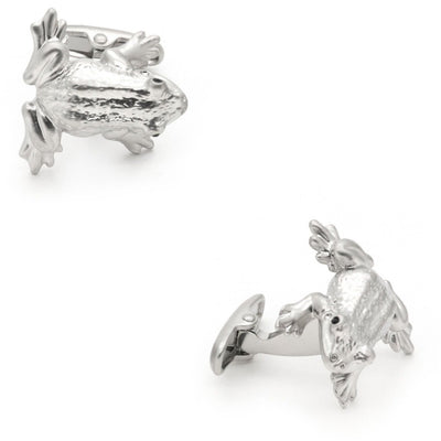 Silver Frog Cufflinks