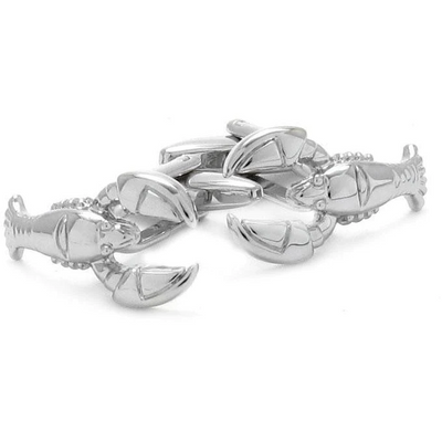 Silver Lobster Cufflinks