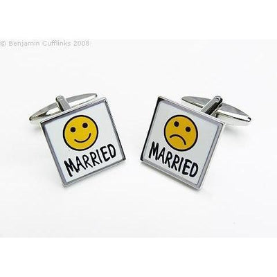 Two States of Being Wedding Cufflinks