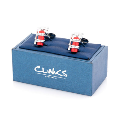 Red Fire Extinguisher Cufflinks