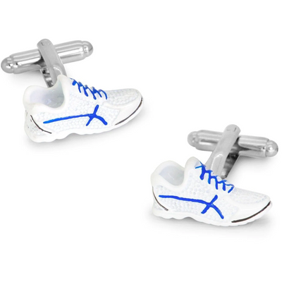 White Trainer Sneakers Cufflinks