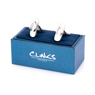 Silver Thongs Cufflinks